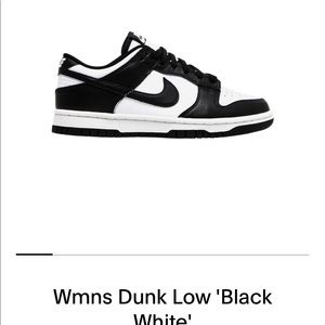 Lightly worn black pandas Nike dunk